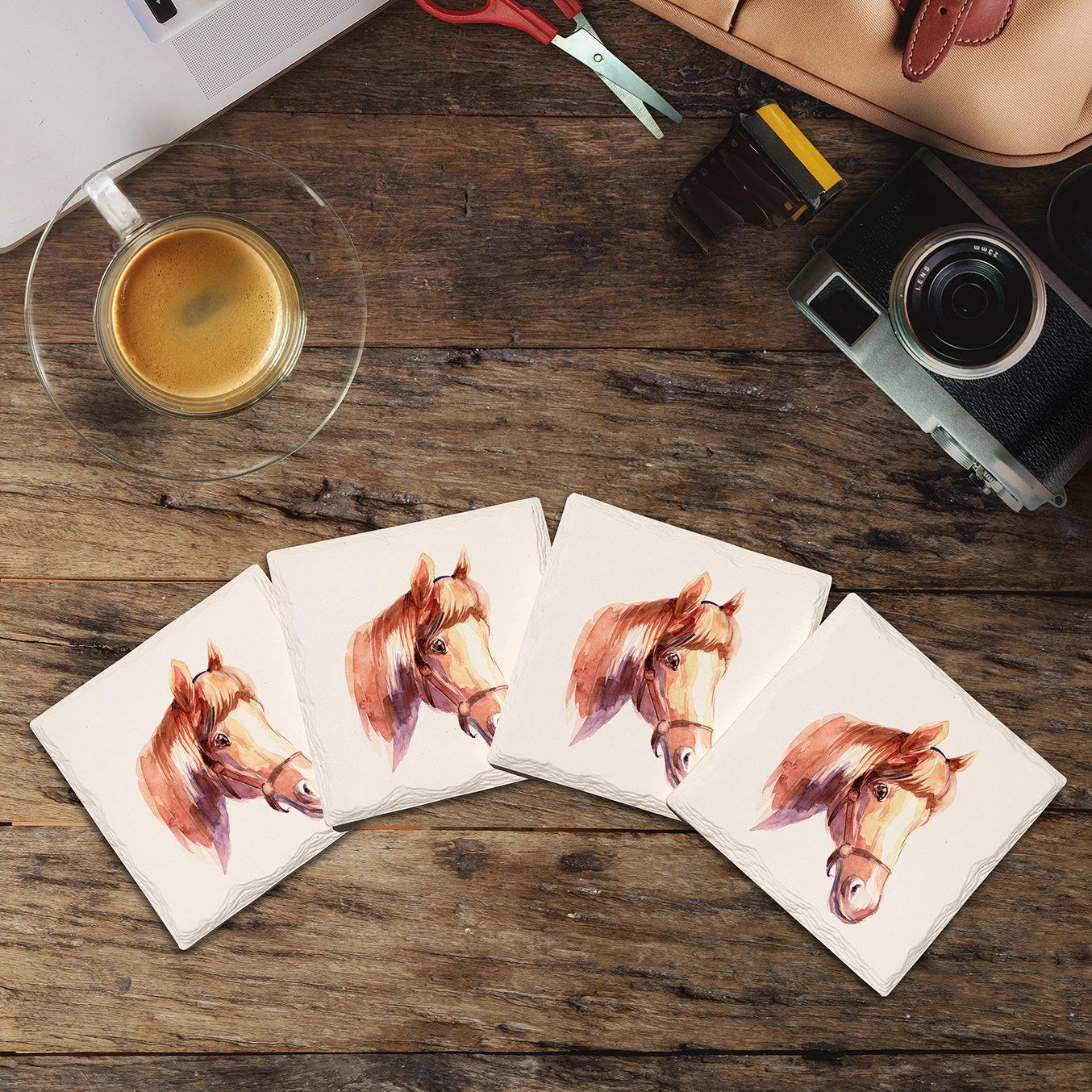 Horse Face | Drink Coaster Set