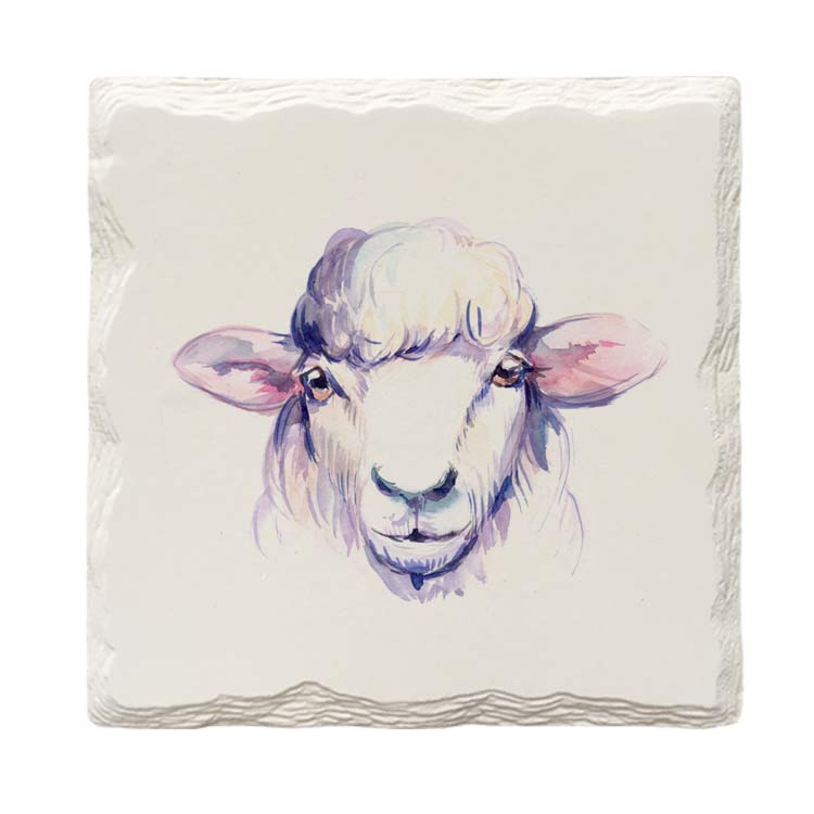 Pretty Sheep | Drink Coaster Set