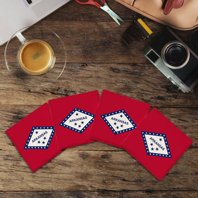 Arkansas State Flag | Drink Coaster Set