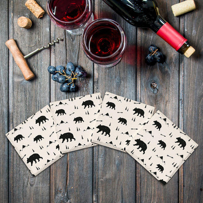 Bears & Mountains | Drink Coaster Set