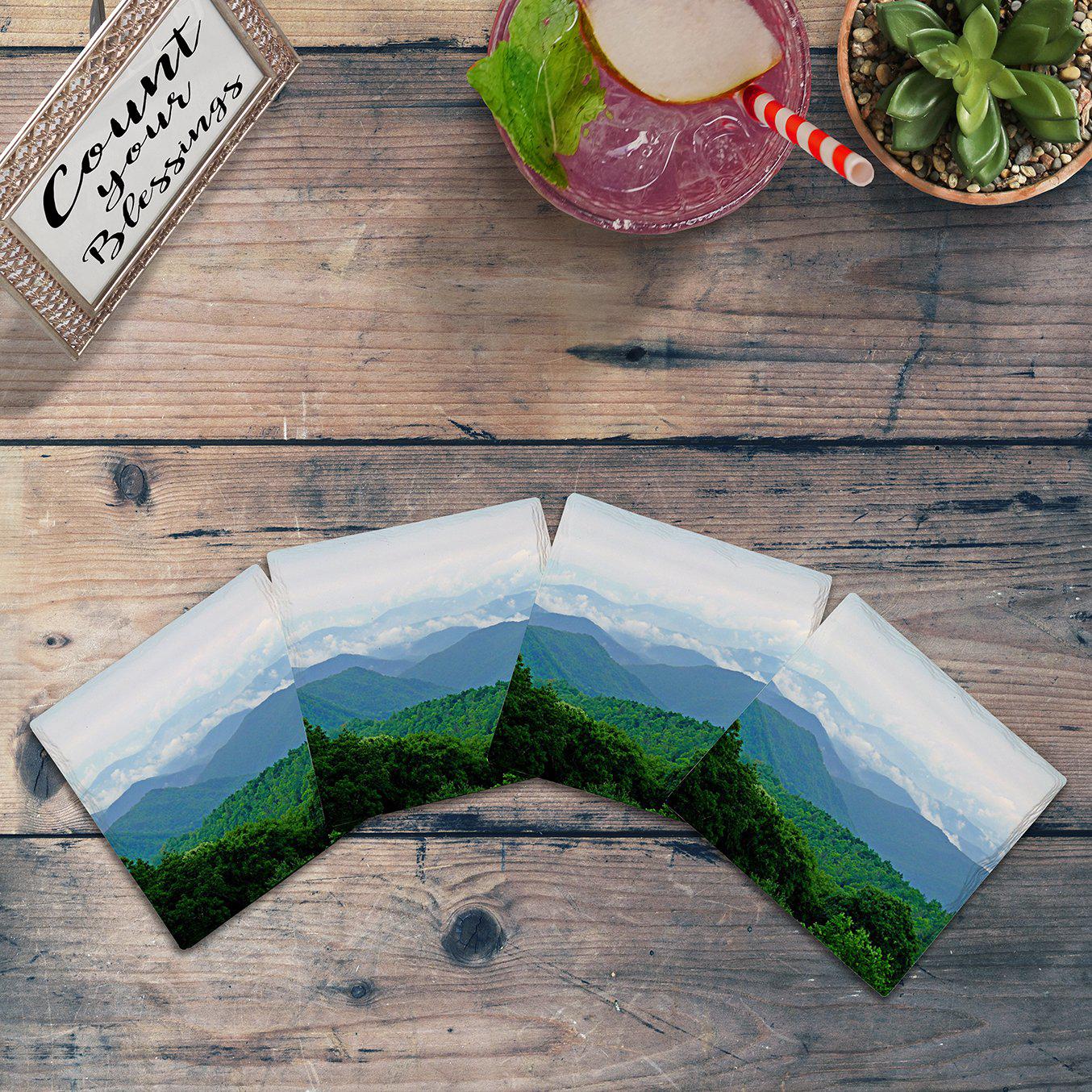 Blue Ridge Mountains | Drink Coaster Set