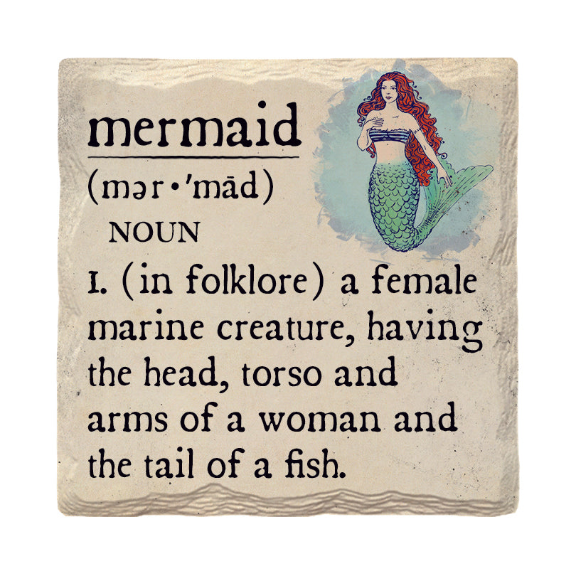 Mermaid Definition | Drink Coaster Set