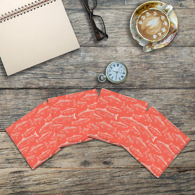 Coral Trout Pattern | Drink Coaster Set