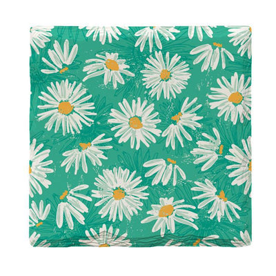 Teal Daisies-Mill Wood Art