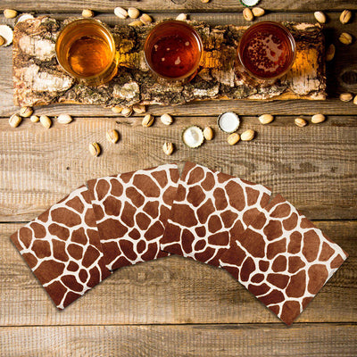 Giraffe Print | Drink Coaster Set