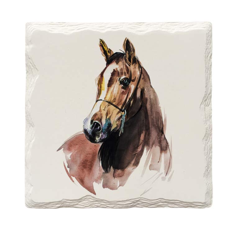 Watercolor Horse | Drink Coaster Set