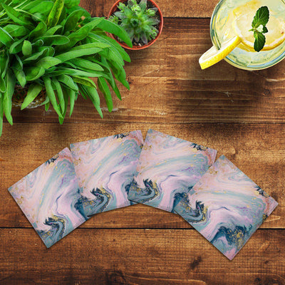 Big Bang Marbling | Drink Coaster Set