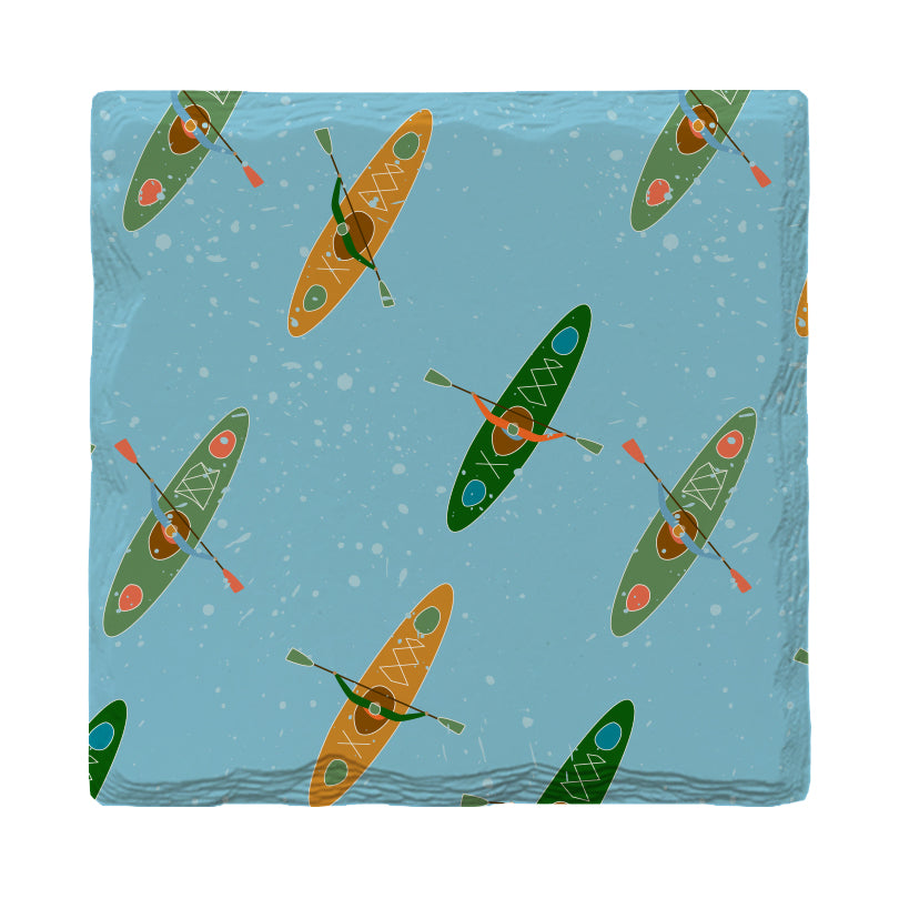 Cute Kayaks | Drink Coaster Set