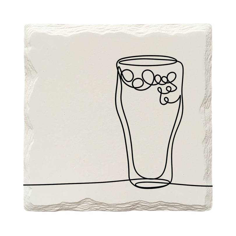 Cocktails Line Drawings Variety Pack | Drink Coaster Set