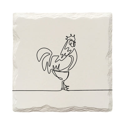 Farm Animals Line Drawing Variety Pack | Drink Coaster Set