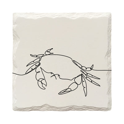 Beach Things Line Drawing Variety Pack | Drink Coaster Set