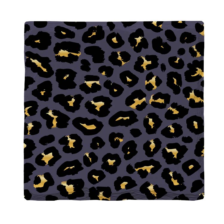 Purple Leopard Print | Drink Coaster Set