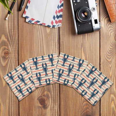 Lobster Pattern | Drink Coaster Set