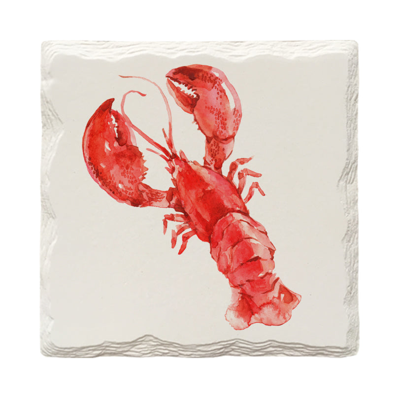 Big Red Lobster | Drink Coaster Set