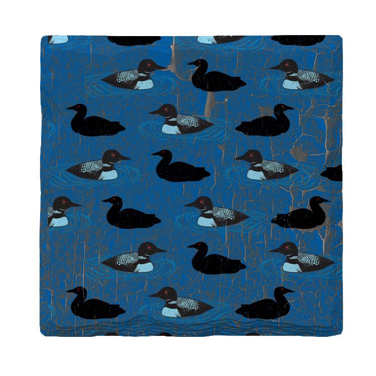 Loon Pattern | Drink Coaster Set