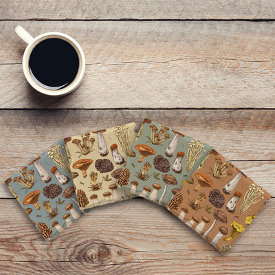 Mushroom Mania Variety Pack | Drink Coaster Set