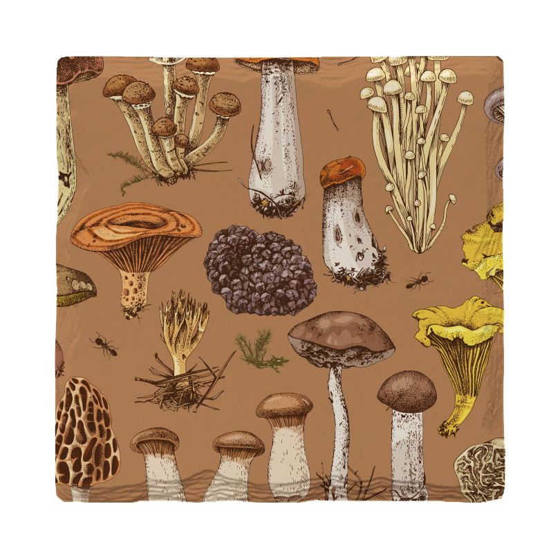 Mushroom Pattern | Drink Coaster Set