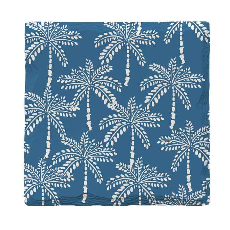 Palm Tree Pattern | Drink Coaster Set