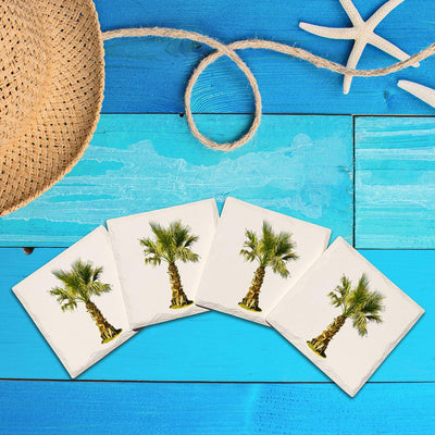 Palm Tree | Drink Coaster Set