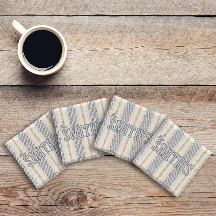 Customizable Sassy Stitch Pattern | Drink Coaster Set