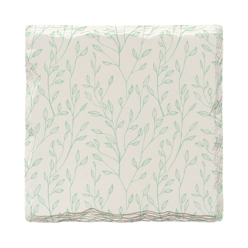 Leafy Greens Pattern | Drink Coaster Set