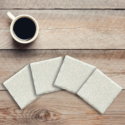 Leafy Greens Pattern | Drink Coaster Set