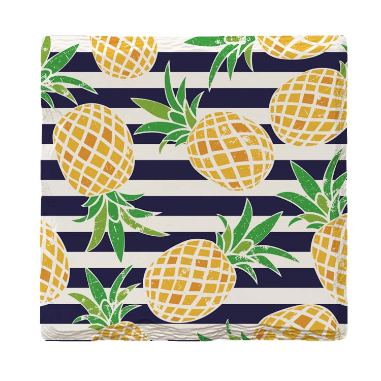 Pineapple Pattern | Drink Coaster Set