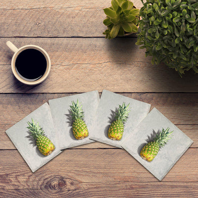 Perfect Pineapple | Drink Coaster Set