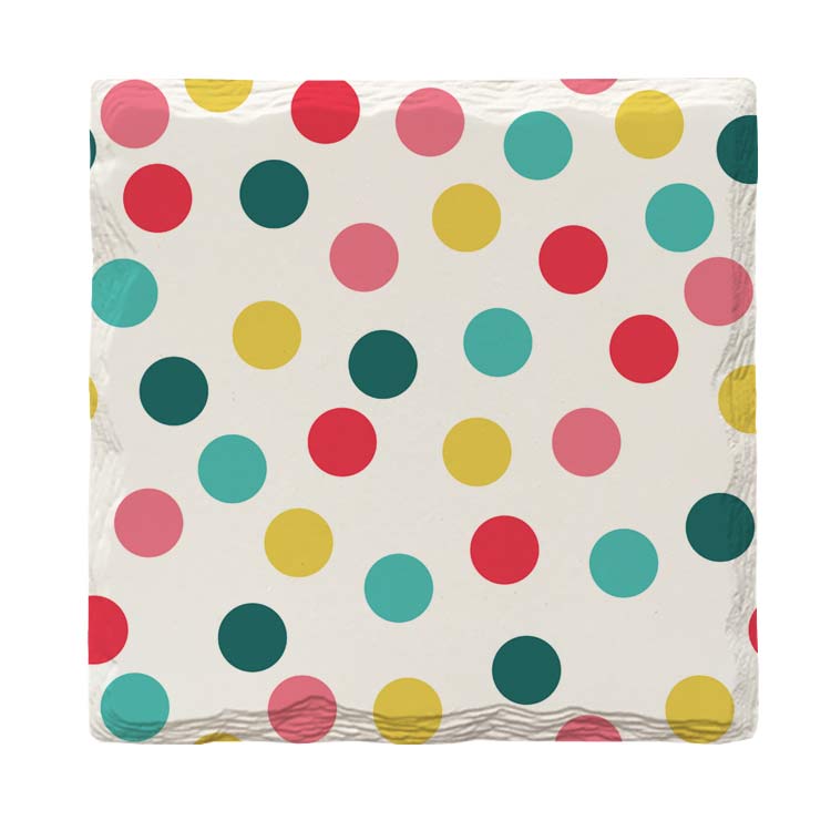 Colorful Polka Dots-Mill Wood Art