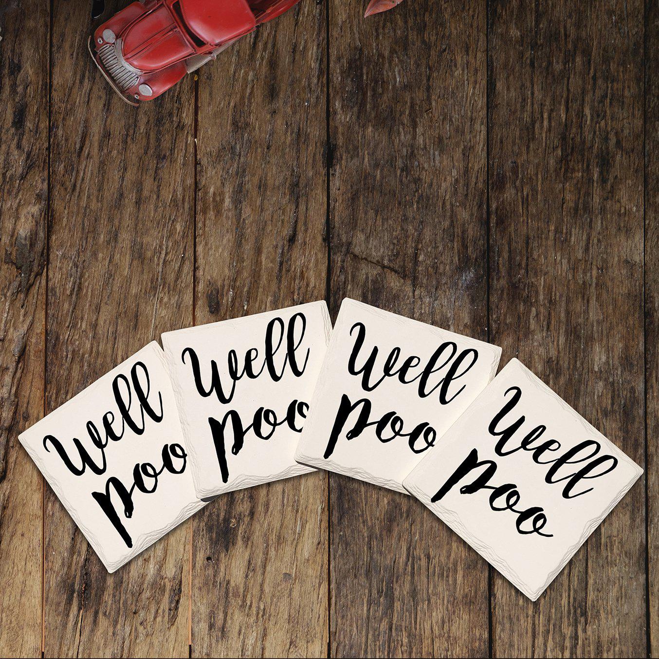 Well Poo | Drink Coaster Set