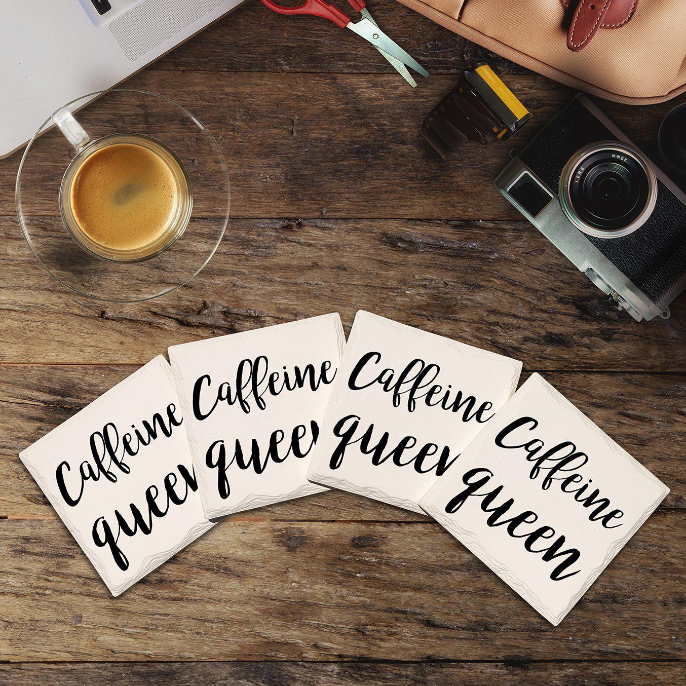 Caffeine Queen | Drink Coaster Set