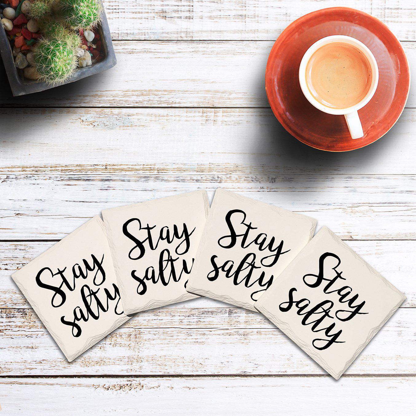 Stay Salty | Drink Coaster Set