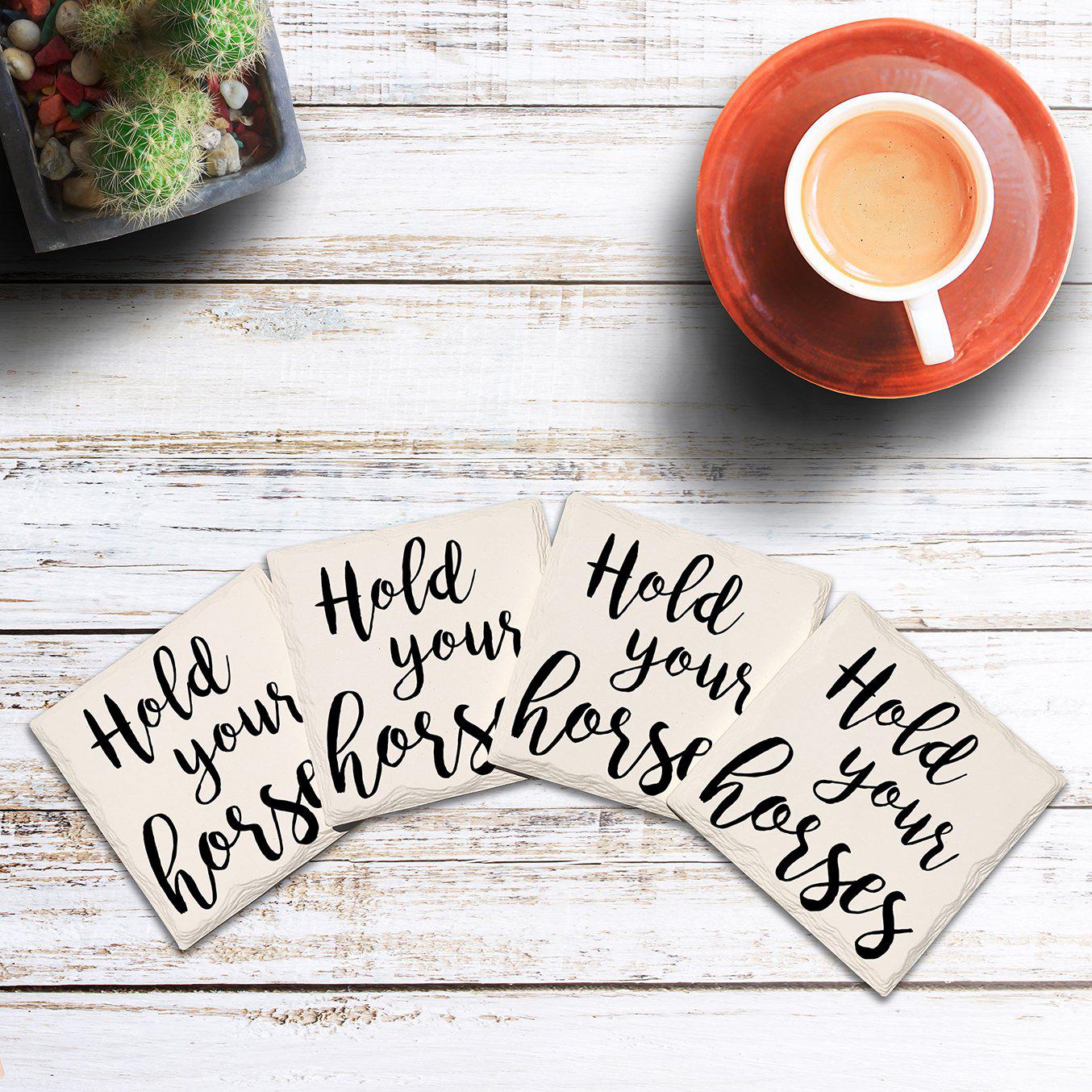 Hold Your Horses | Drink Coaster Set