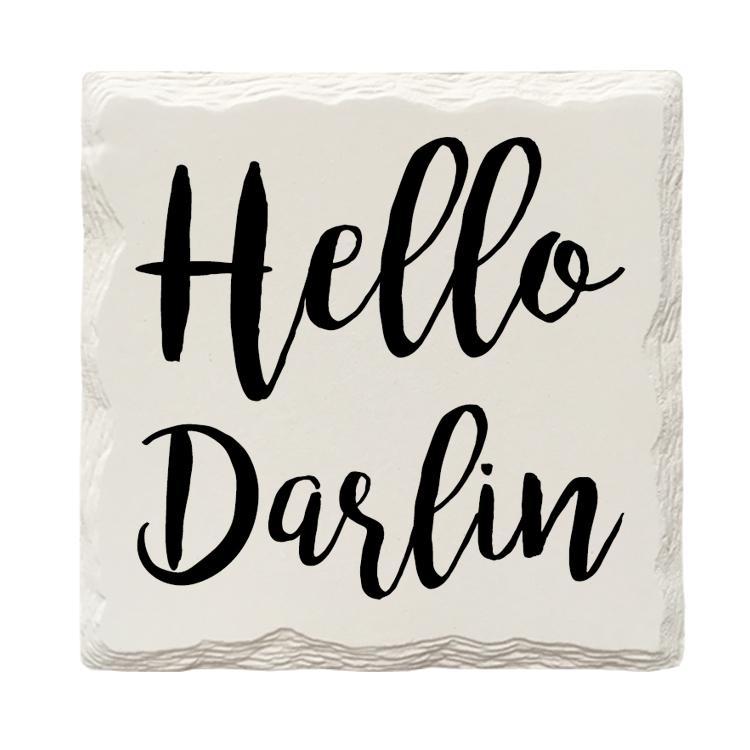 Hello Darlin | Drink Coaster Set