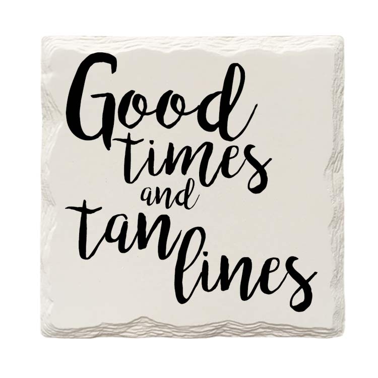 Good Times and Tan Lines | Drink Coaster Set