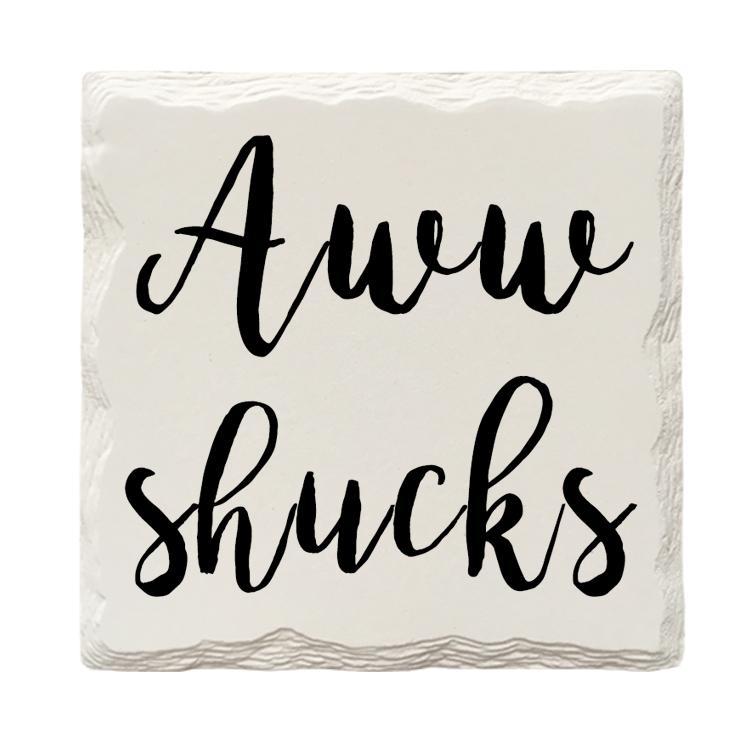 Aww Shucks | Drink Coaster Set