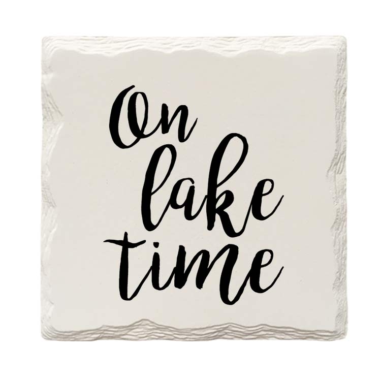 On Lake Time | Drink Coaster Set