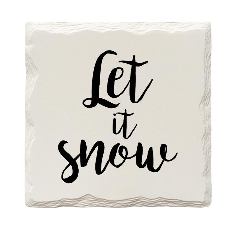 Let It Snow | Drink Coaster Set