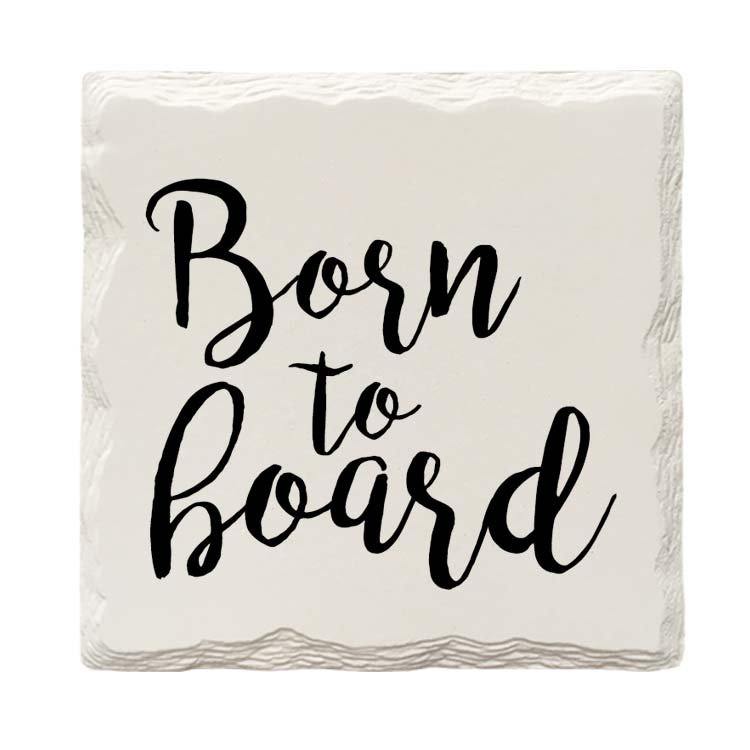 Born To Board | Snowboarding & Skateboarding | Drink Coaster Set