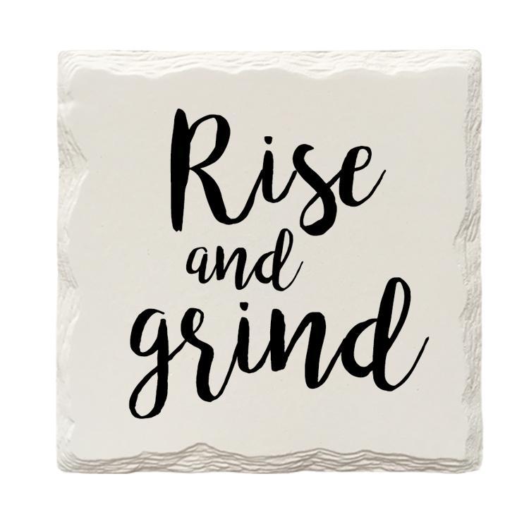 Rise and Grind | Drink Coaster Set