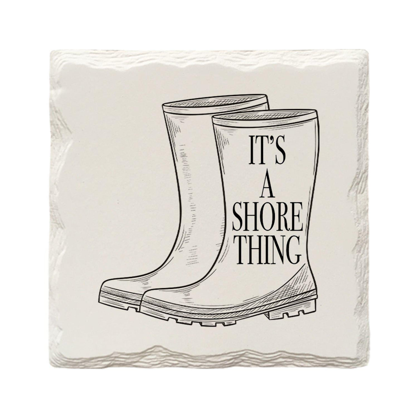 It's A Shore Thing Boots | Drink Coaster Set