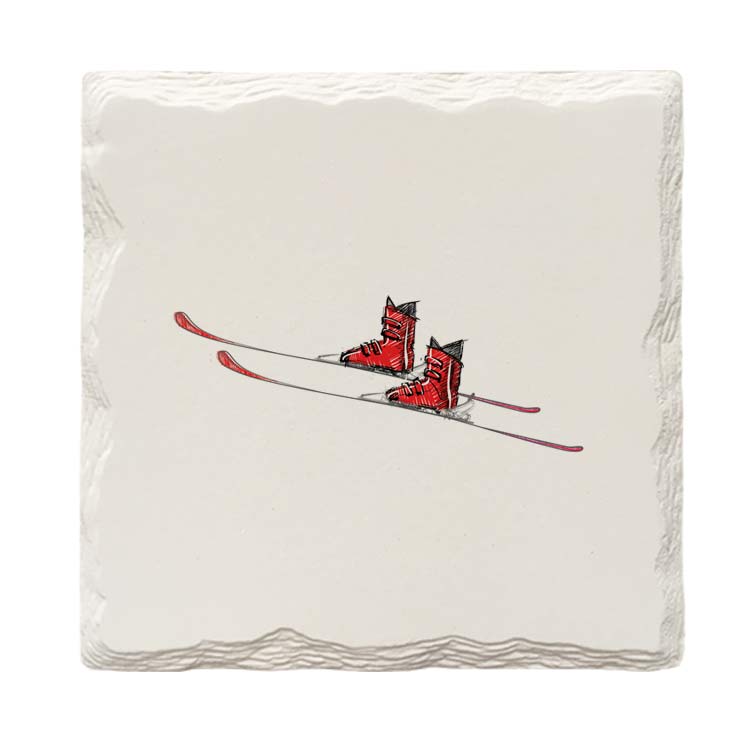 Classic Skis | Drink Coaster Set