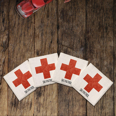 Ski Patrol | Drink Coaster Set