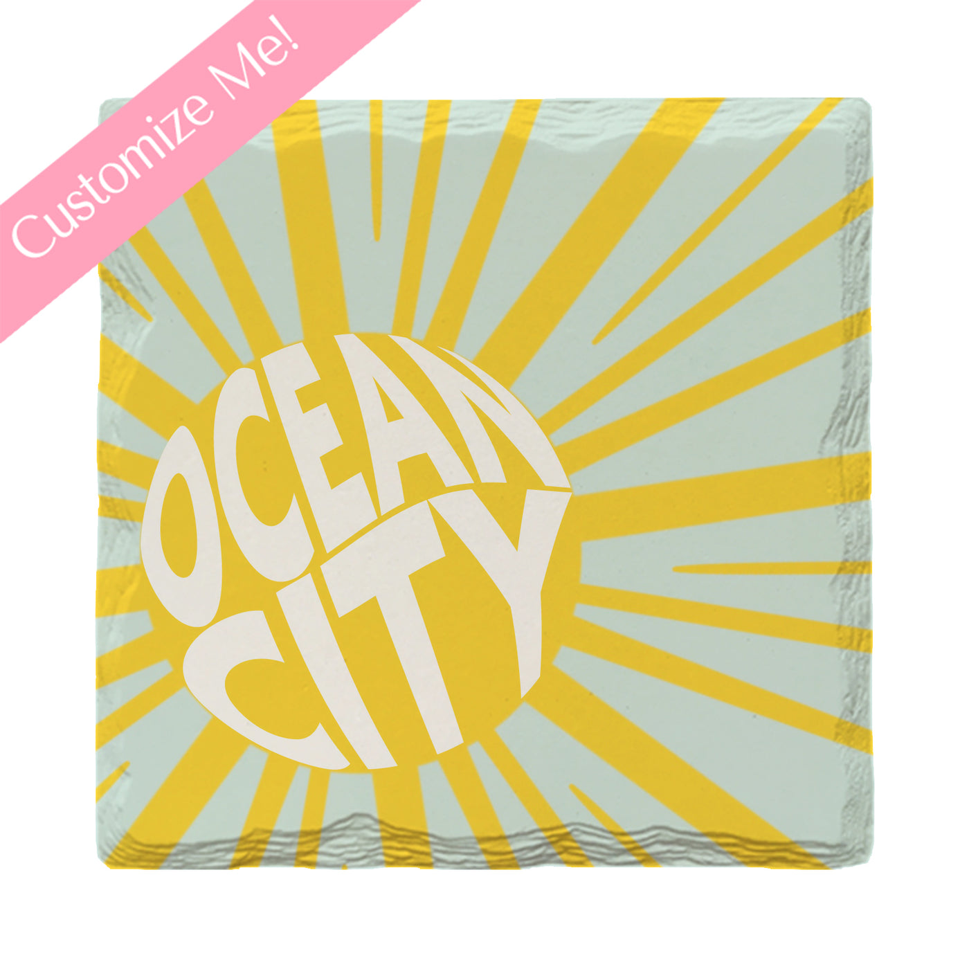 Customizable Pop Sun | Drink Coasters Set