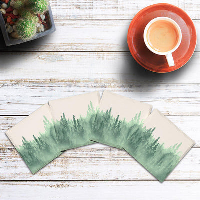 Misty Mountain Pines | Drink Coaster Set