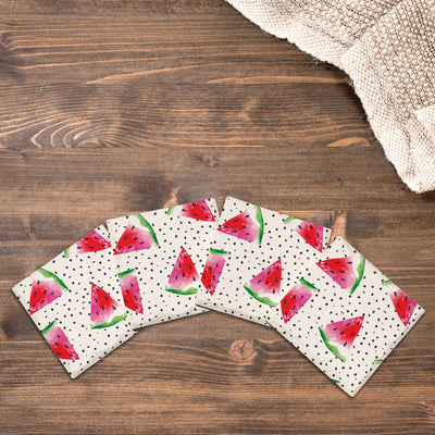 Watermelon Pattern | Drink Coaster Set