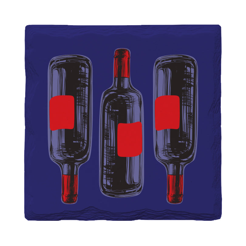 Pop Wine Purple | Drink Coaster Set